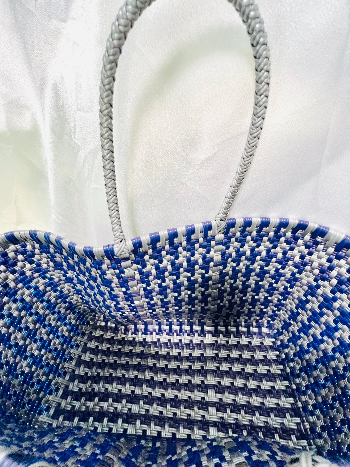 Blue & Grey Mexi Bag